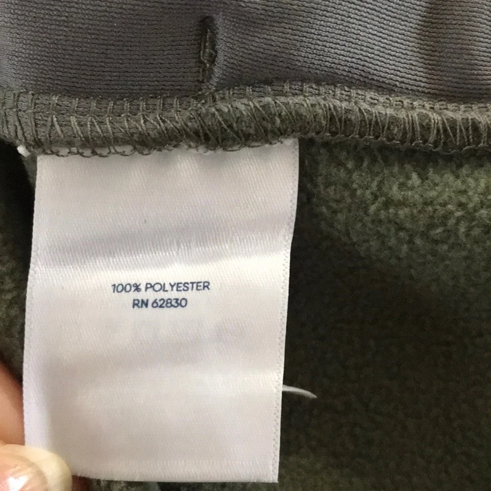 NEW Lands' End Men's Grid‎ Fleece Zip-Up Jacket
